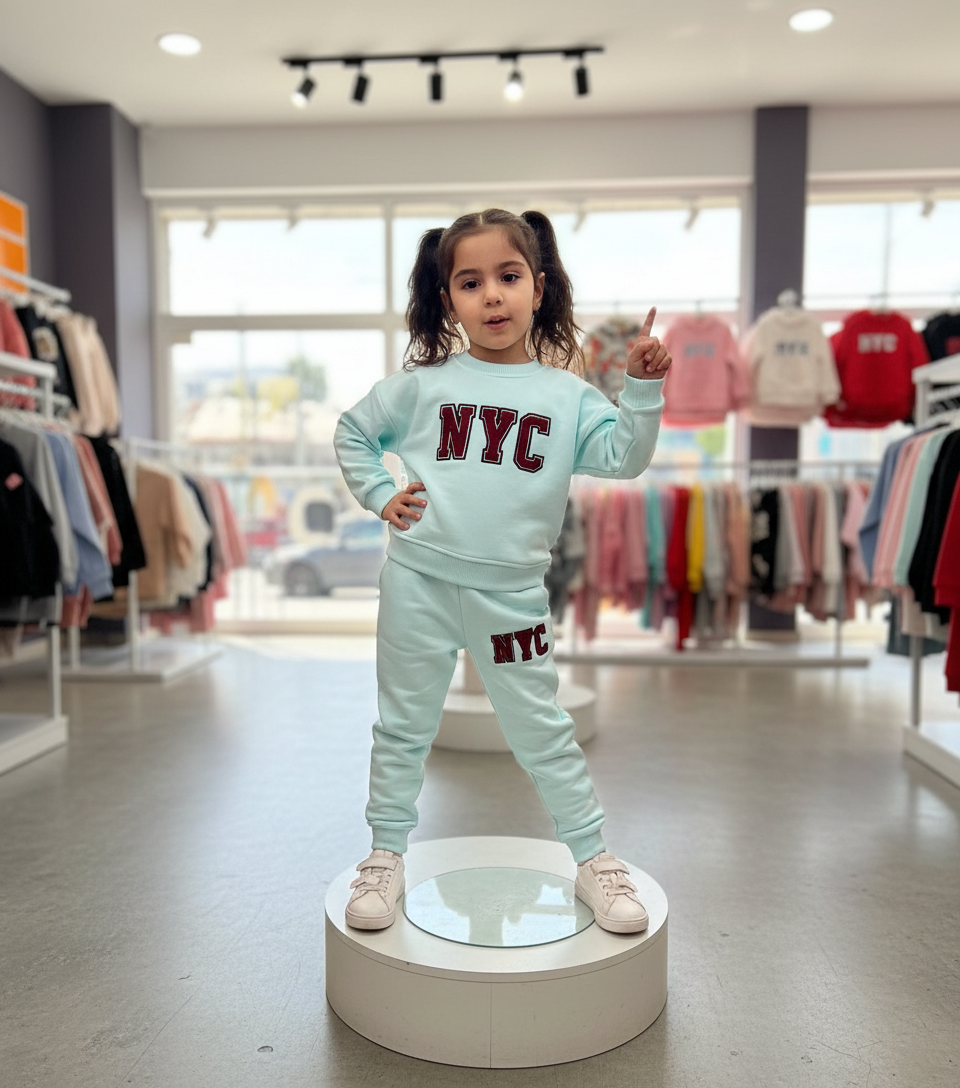 Home bana mavı olan kıafetı canlı kız cocugu manken olacak sekılde gorsel olusturumusun (1)